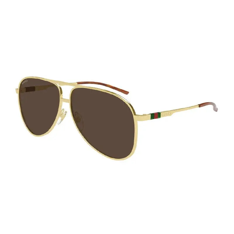 Sunglasses BROWN LEN GOLD FRAME