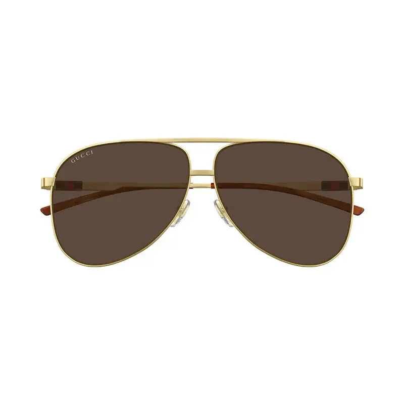 Sunglasses BROWN LEN GOLD FRAME